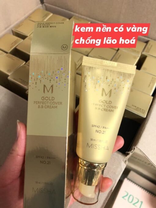 Kem nền gold BB Cream Missha