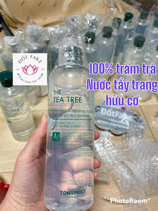 Nước Tẩy trang tràm trà Tea Tree cleansing water của Tonymoly