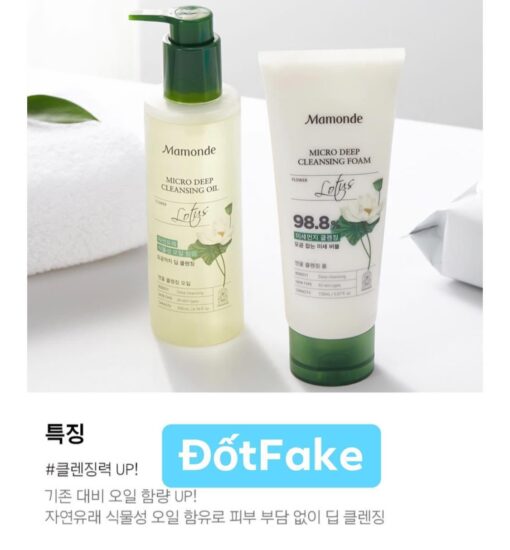 sửa rửa mặt hoa sen Mamonde