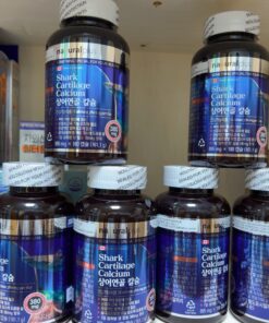 Viên uống canxi hữu cơ từ Sụn cá mập Shark Cartilage Calcium hộp 180 viên