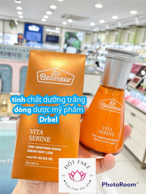 Tinh chất dưỡng trắng- se lỗ chân lông Vita Serine serum The Faceshop 