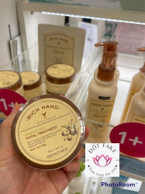 Kem Dưỡng Da Tay- chân Rich Hand Total Treatment của The Faceshop