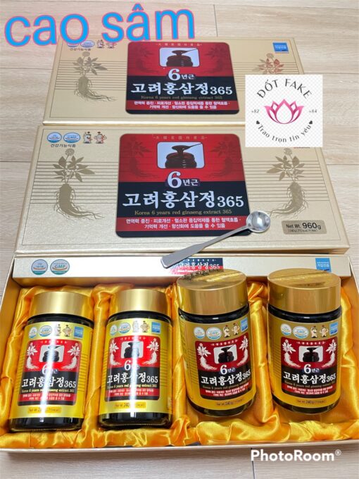 Cao hồng sâm 365 Korea 6 years red ginseng extract