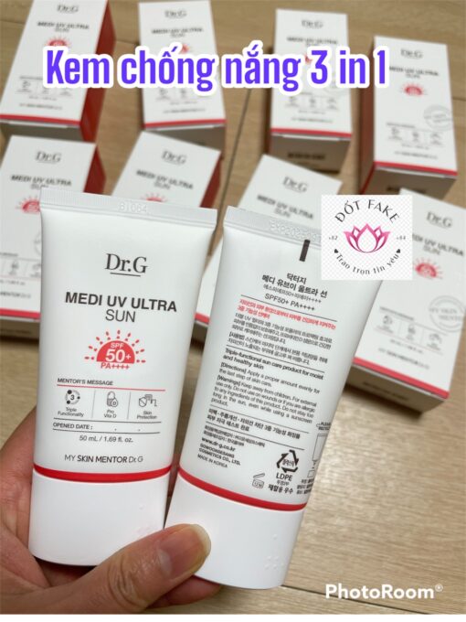 Kem chống nắng 3 in 1 của Dr.G Medi UV ultra Sun