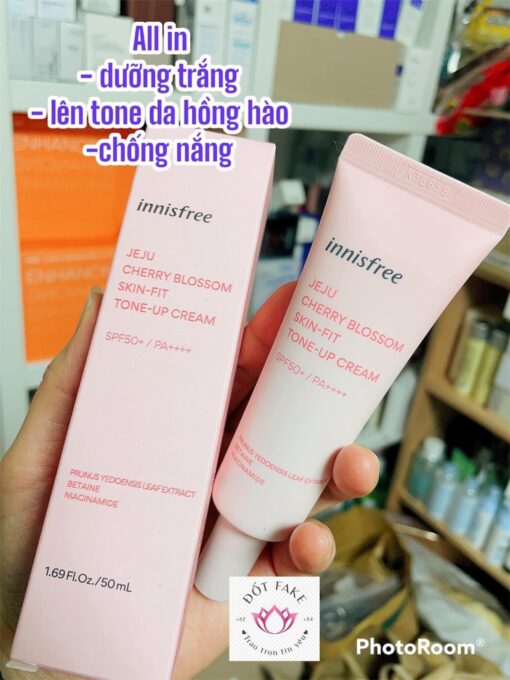 Innisfree Cherry Blossom SkinFit Toneup Cream