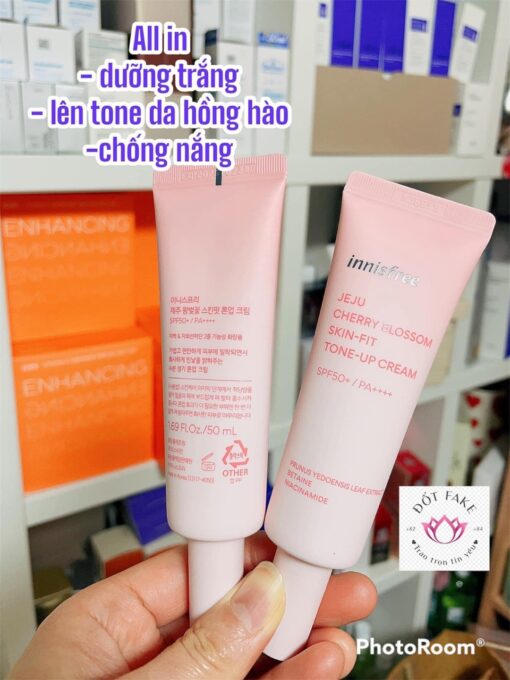 Innisfree Cherry Blossom SkinFit Toneup Cream