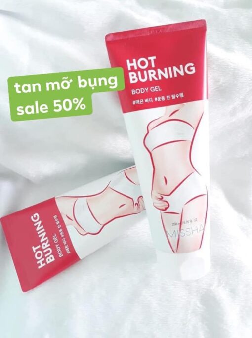 Gel tan mỡ bụng Hot Burning Body gel của Missha