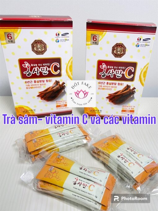 Trà sâm- vitamin C Hàn Quốc