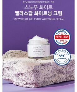 Kem trị nám dưỡng trắng  SNOW white Mela stop whitening cream 80ml