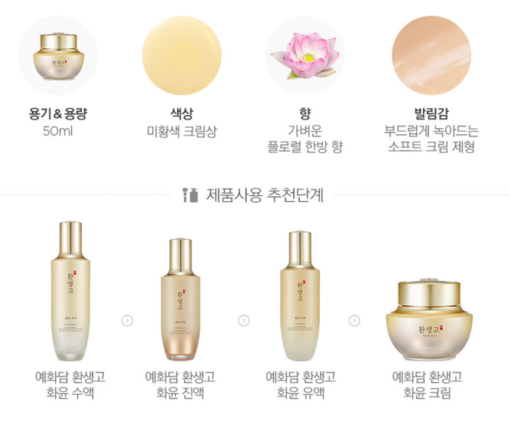 Yehwadam vàng Radiance Cream