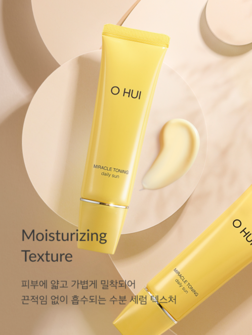 Kem chống nắng OHUI Miracle toning daily sun