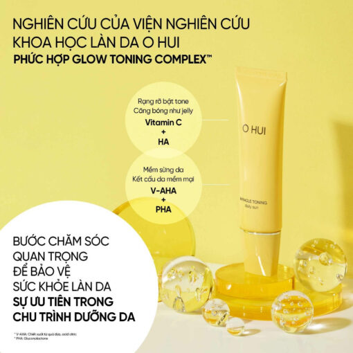 Kem chống nắng OHUI Miracle toning daily sun