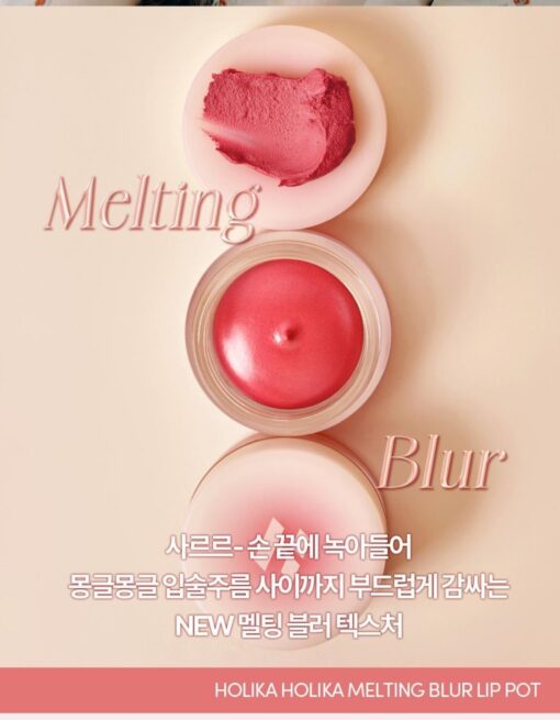 Son hủ Holika lip pot melting blur 5gam