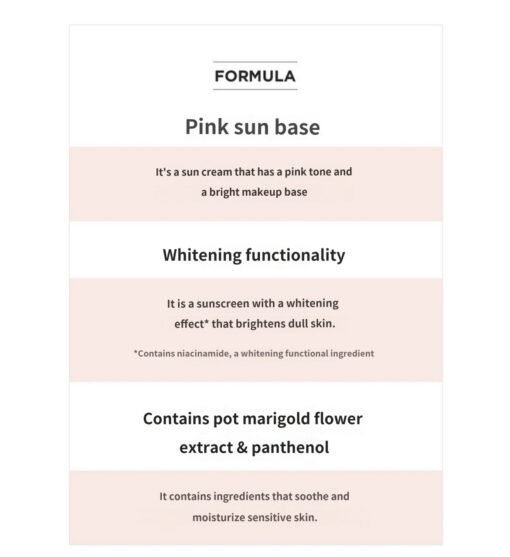 Kem chống nắng Power Long Lasting Pink tone up sun cream