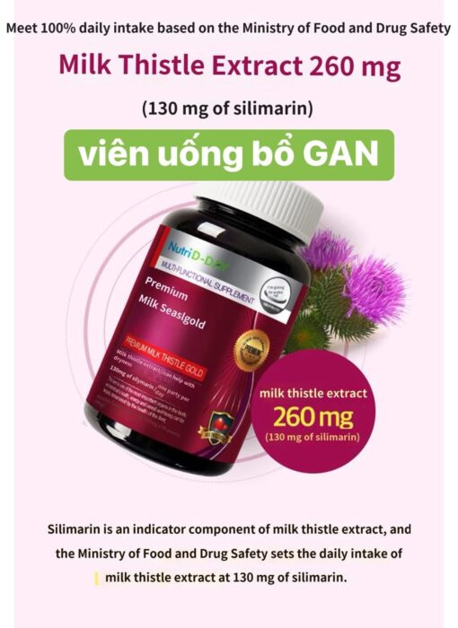 Viên uống bổ gan của NutriDay HÀN QUỐC