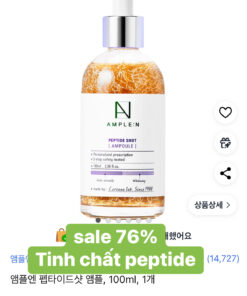 Tinh chất chống lão hóa, căng bóng da Ample:n Peptide Shot Ampoule