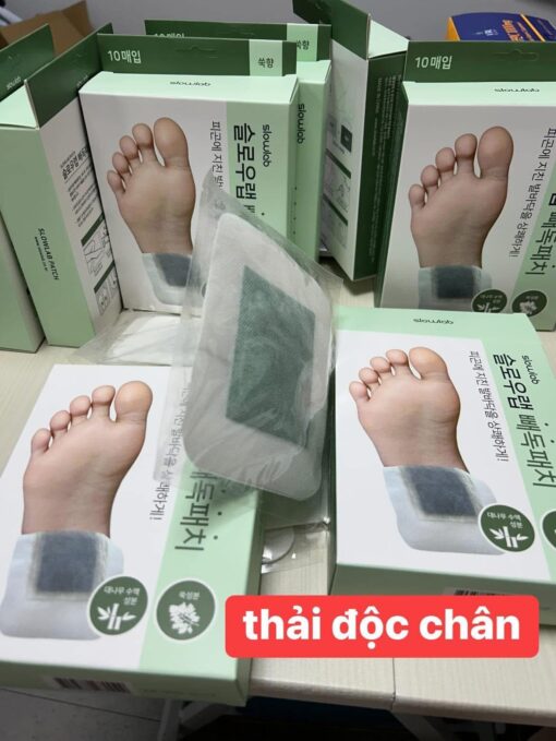 Miếng dán thải độc chân của Slowlab.