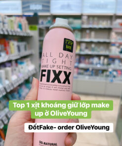 Xịt khoáng + giữ lớp make up make up fixxer spray của So.Natural