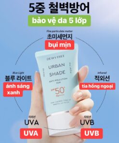 Kem chống nắng Dewytree Urban Shade Anti-Pollution Sun SPF50+ PA++++ 50ml