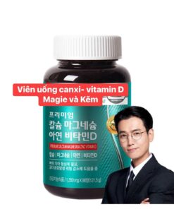 Viên uống Canxi  Hàn Quốc
Premium Canxi Magie Kẽm Vitamin D (90 viên) của NutriD-Day