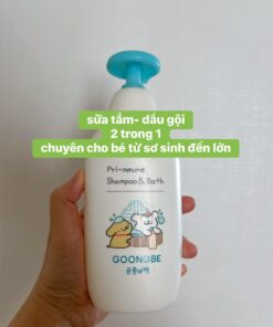 Sữa tắm - dầu gội 2 trong 1 cho baby của 
GOONGBE Pri-immune Shampoo & Bath 350ml