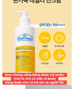 Kem chống nắng cho mặt và body Drbelmeur Family Easy Wash Sun Cream 190ml