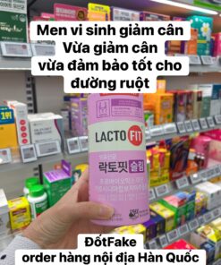 Men giảm cân LACTO-FIT SLIM Hàn Quốc hộp 60 gói