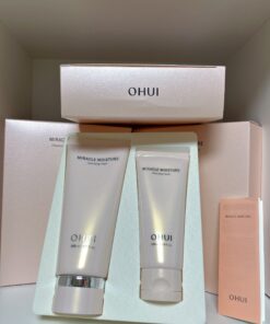 Sữa rửa mặt dưỡng ẩm OHUI hồng Miracle Moisture Cleansing Foam (200ml hoặc set 300ml)