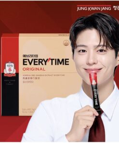 (mẫu mới) Nước hồng sâm KGC Jung Kwan Jang nội địa dòng everytime orginal, hộp 30 gói* 10ml