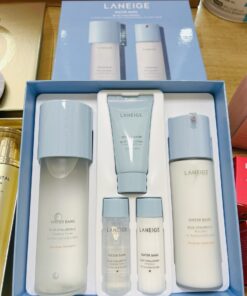 Set dưỡng da chuyên dưỡng ẩm và chống lão hóa của Laneige Water Bank Blue Hyaluronic
