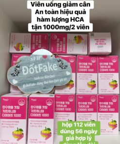 Viên uống giảm cân Hàn Quốc HCA 1000mg : Carbohydrate Cutting Garcinia Diet 1000 ( hộp 112 viên)