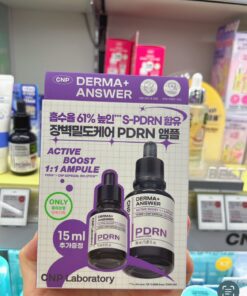 Tinh Chất Phục Hồi Da - CNP Derma+ Answer PDRN Active Boost 1:1 Ampoule  ( set chai 30ml + chai 15ml)