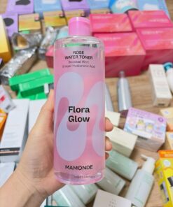 (NEW) Nước hoa hồng toner Mamonde Flora Glow Rose Water Toner, chai to 500ml