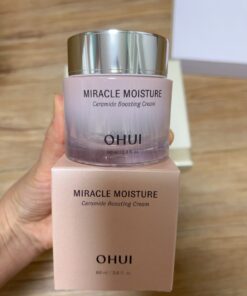 (NEW) Kem dưỡng ẩm chống lão hóa phục hồi da cao cấp của  OHUI MIRACLE MOISTURE CERAMIDE BOOSTING CREAM 60ml.